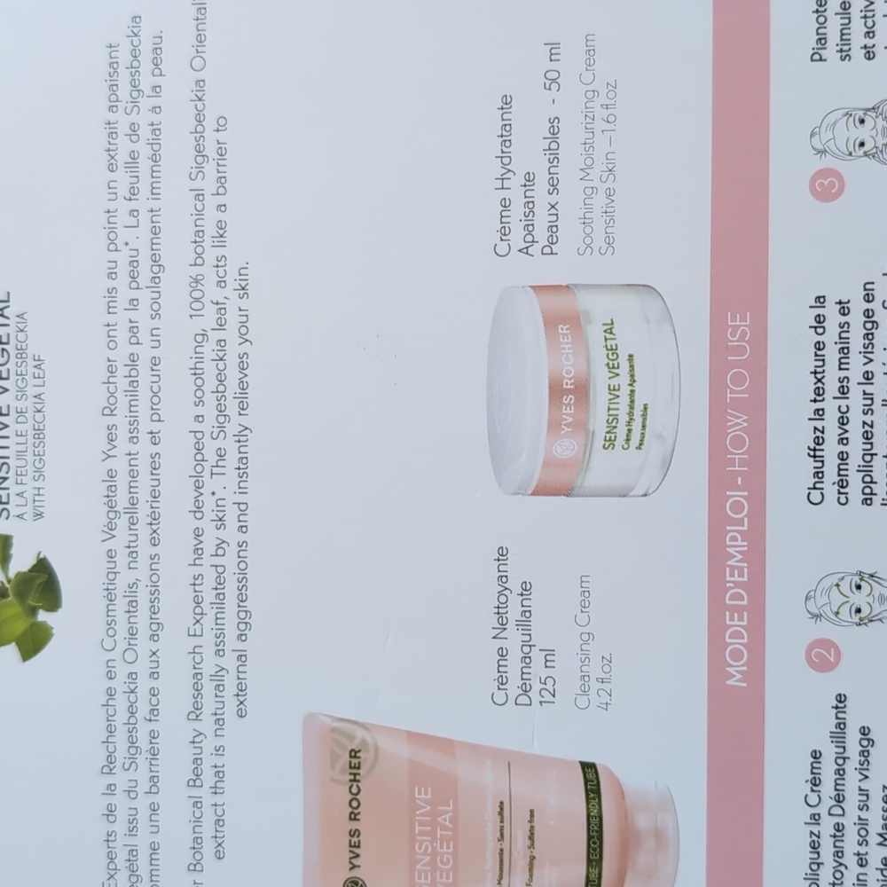 New in box Yves Rocher Sensitive Vegetal Set - Picture 3 of 7